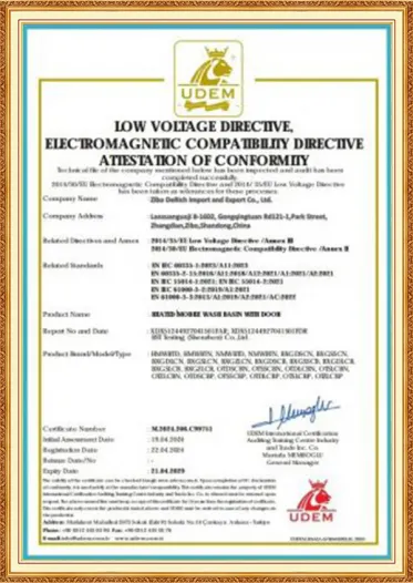 CE Certificate