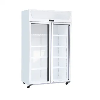 2 Door Beverage Cooler