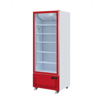 500L Upright Glass Door Visi Cooler(Red)
