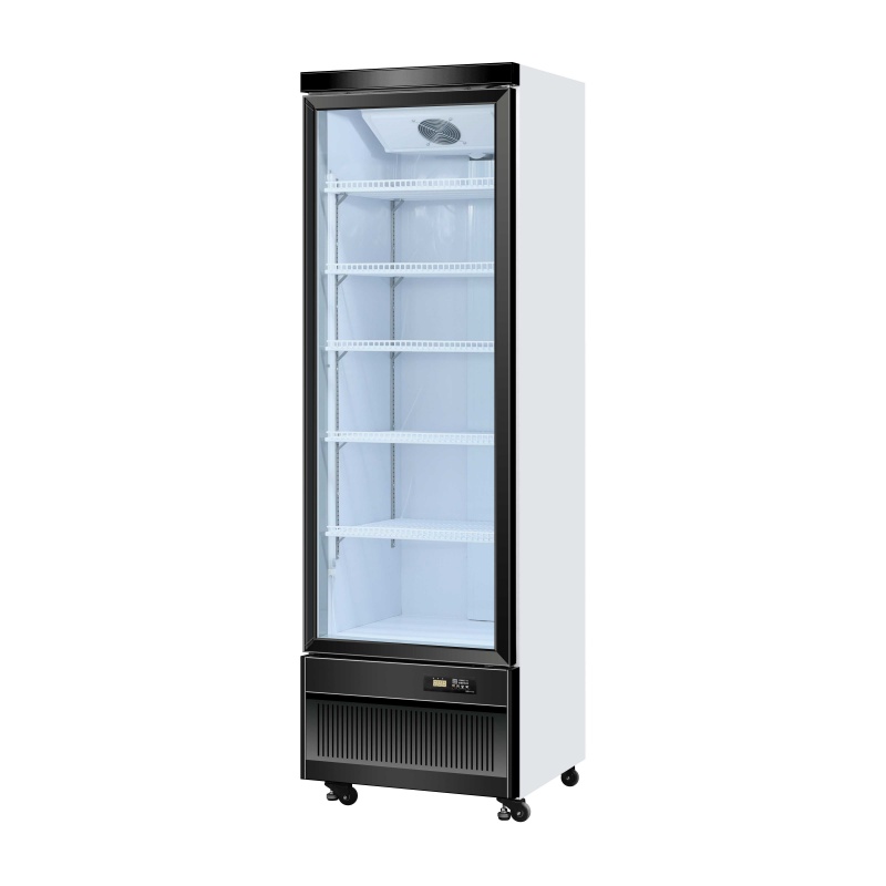 500L Upright Glass Door Visi Cooler(Red)