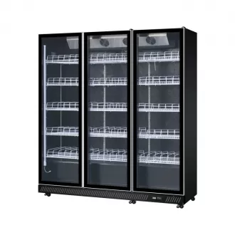 3 door Wine Display Fridge(Black)