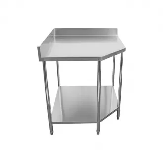 Coner Bench(Round Tube Leg/With Backsplash)