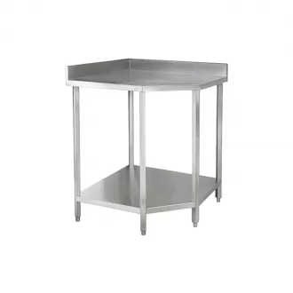 Coner Bench(Square Tube Leg/With Backsplash)