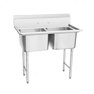 American Style Double Bowl Sink 01