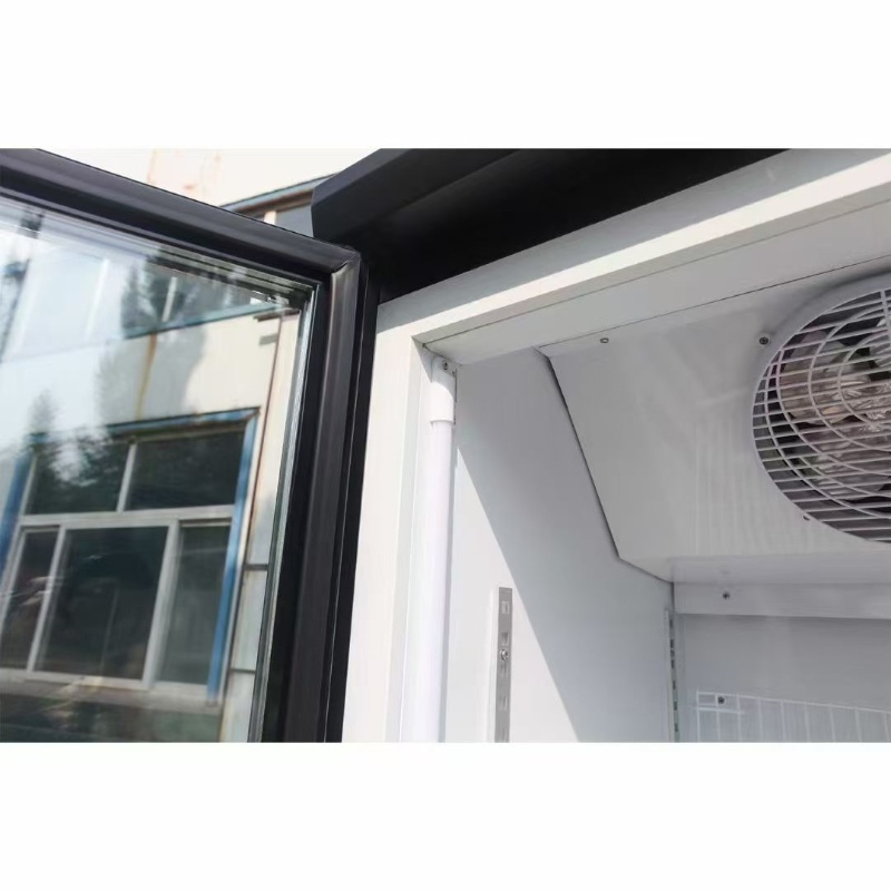3 Door Upright Freezer-Bottom Mount(Black)