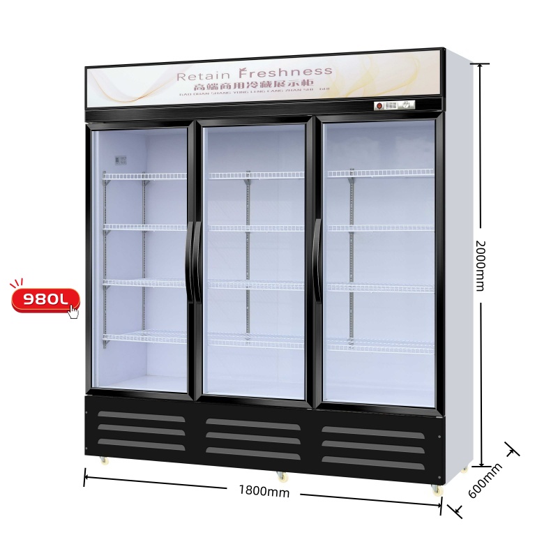 Three Door Refrigerator