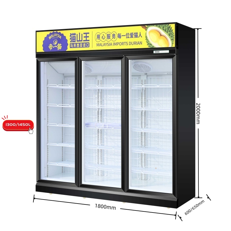 Three Door Refrigerator