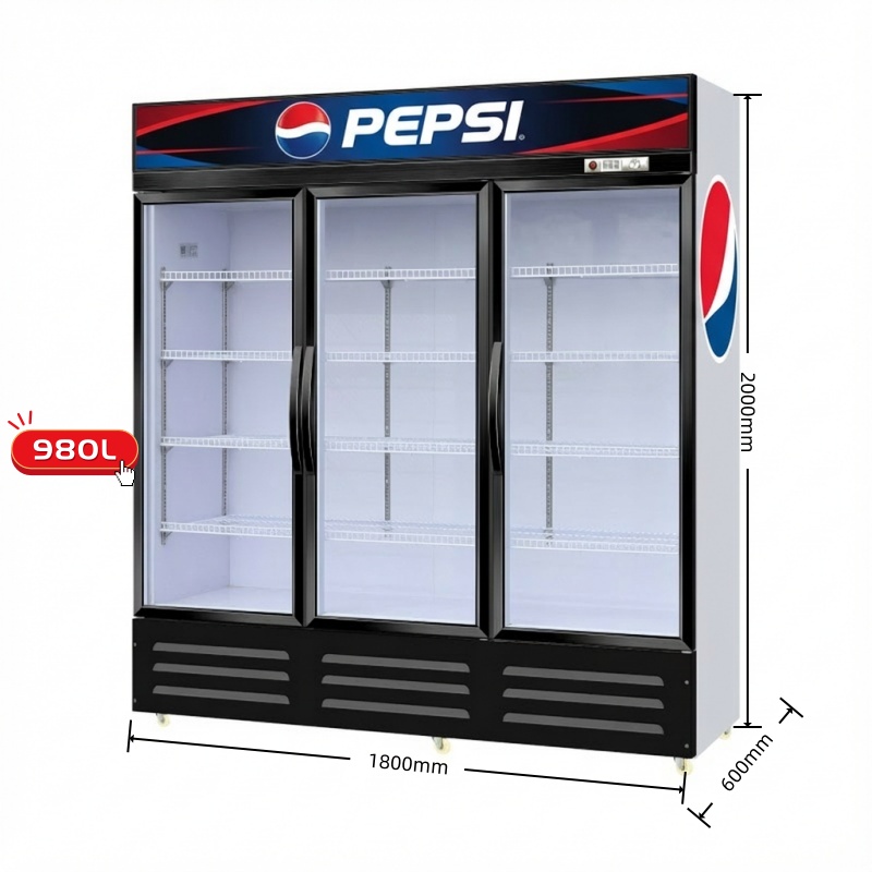 Three Door Refrigerator