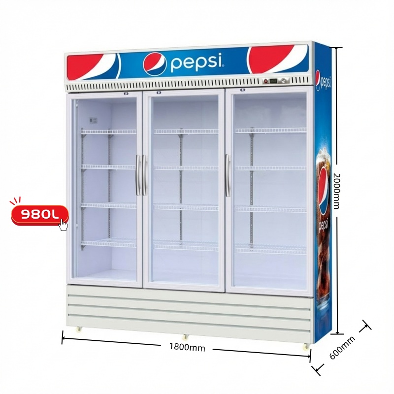 Three Door Refrigerator