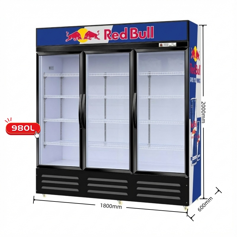 Three Door Refrigerator