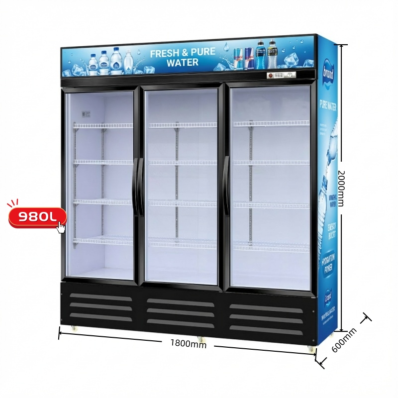 Three Door Refrigerator