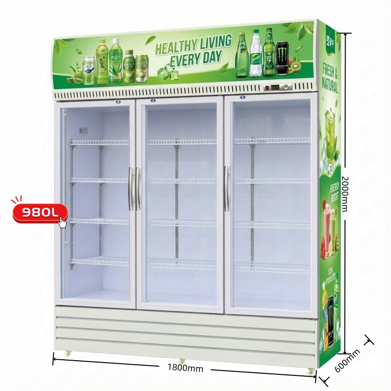 Three Door Refrigerator