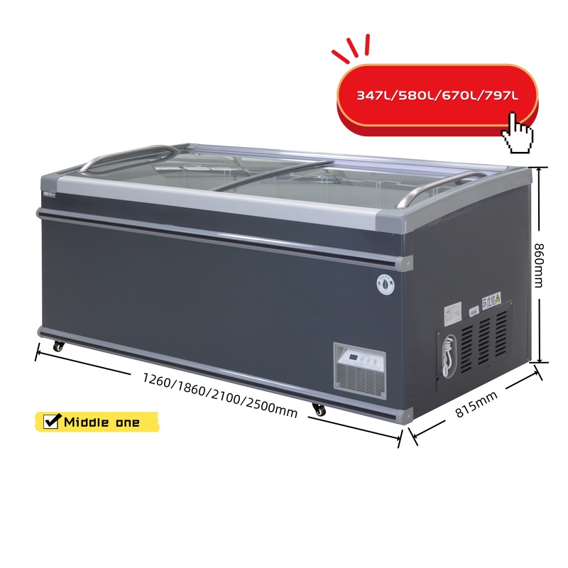 Supermarket Combined Island Freezer type A