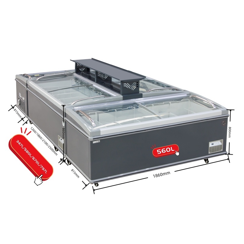 Supermarket Combined Island Freezer type A