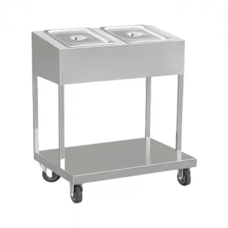 Mobile Bain Marie Trolley