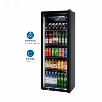 1500mm Full glass refrigerator