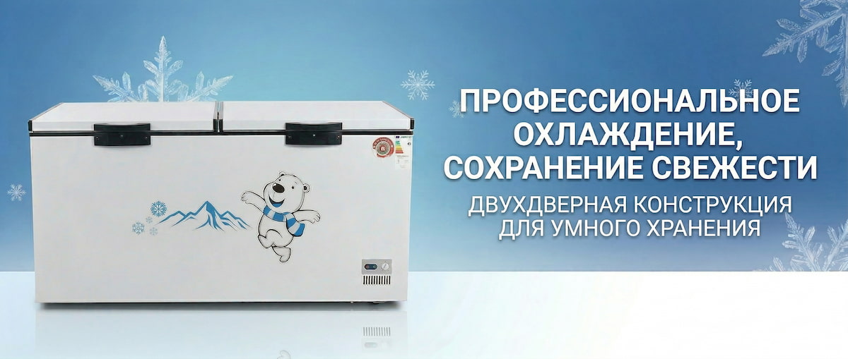 Горизонтальный морозильник